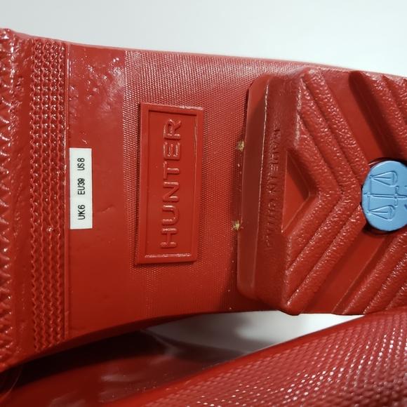 NWT CHELSEA GLOSS BOOTS RED BACK TAB - Picture 6 of 11